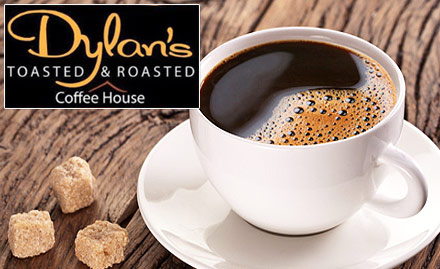 Dylan's Toasted & Roasted Coffee House Arambol - 20% off on a minimum billing of Rs 300. Enjoy coffee, snacks and more!
