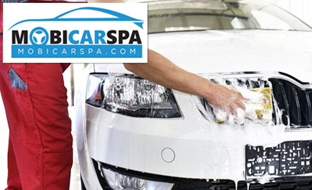 Mobi Car Spa Murgeshpalya - Rs 269 for car care services. Get seat cleaning, foam wash, car shampoo wash and interior vacuuming!