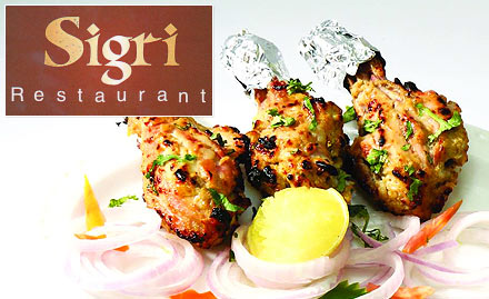 Sigri Prahlad Nagar - 25% off on soups, starters, kebabs, main course & more. Exotic fine dining experience at Ramada Ahmedabad!