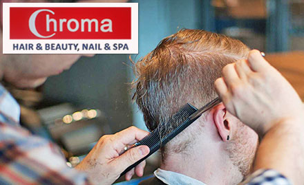 Chroma Tollygunge - 35% off on salon services. Also get haircut starting at just Rs 99!