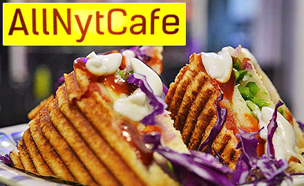 All Nyt Cafe Old Palasia - 25% off on total bill. Get burger, sandwich, idli, noodles & more