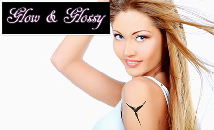 Glow And Glossy Anna Nagar - 50% off on permanent tattoo. The best tattoo experience for all you ladies!