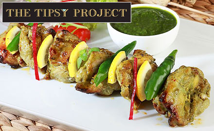 The Tipsy Project Janakpuri - 20% off on food bill. Additionally starter or hookah free with BIRA pints!