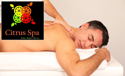 Citrus Spa Navi Mumbai - Deep tissue massage or balinese massage along with shower at Rs 1499. Also, BOGO offer on age define facial!