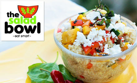 The Salad Bowl Greater Kailash Part 2 - 15% off on food bill. Premier destination for healthy and delicious salads - Valid at GK2!