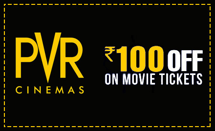 PVR Cinemas Online Booking - Rs 100 off on movie tickets for Kya Kool Hai Hum 3