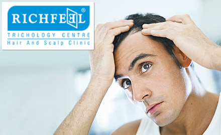 Richfeel Trichology Center MG Road - Get consultation free along with 10% off on TST+ treatment & more