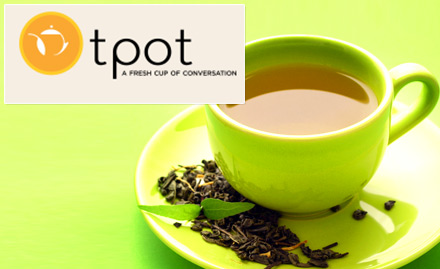 T'Pot Cafe Malviya Nagar - 2 cupcakes free on billing of Rs 499 & above. Relish flavoured tea, snacks, desserts and more!