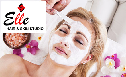 Elle Hair & Skin Studio Vastrapur - Buy 1 get 1 free offer on haircut, facial, manicure or pedicure!