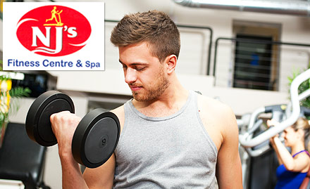 Nj's Fitness centre & Spa Pimple Saudagar - Get 9 gym sessions at just Rs 19. Also, get 35% off on further enrollment!