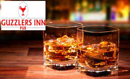 Guzzlers Inn Brigade Road, Ashok Nagar - Rs 899 for unlimited draught beer and starter!