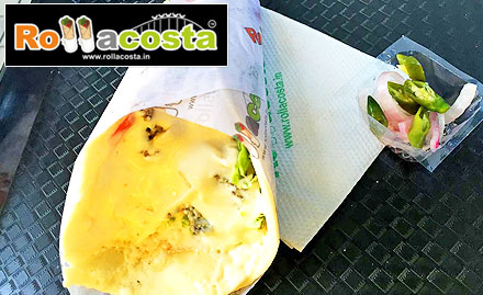 Rollacosta Salt Lake - Combo meal starting at Rs 389. Get rolls, starters, beverages and more!