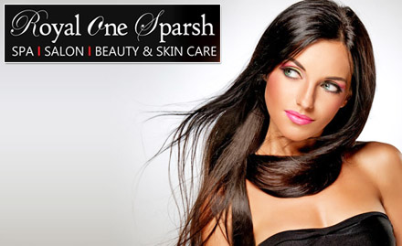 Royal One Sparsh Anand Nagar - Get hair shine treatment, haircut, hair spa and more at just Rs 2999. Also, get 40% off on salon services!