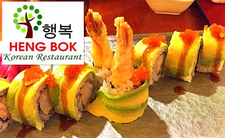 Heng Bok Korean Restaurant Bandra West - 15% off on food bill. Relish sumptuous Korean delights! 
