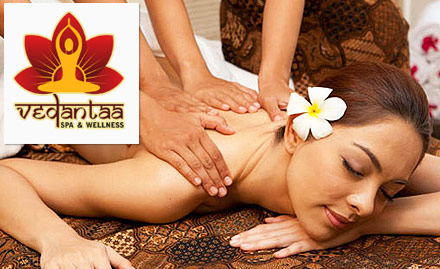 Vedanta Spa & Wellness Sector 5 Ghaziabad - 25% off on all spa services. Valid across 6 outlets in Delhi/NCR!