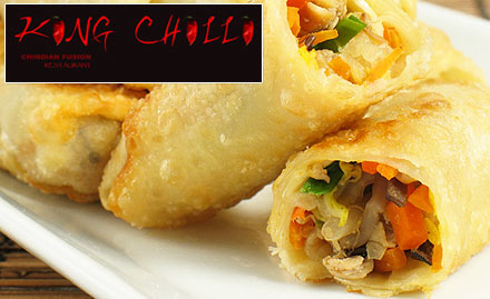 King Chilli Chindian Fusion Andheri West - 15% off on food bill. Enjoy sumptuous Oriental cuisine!
