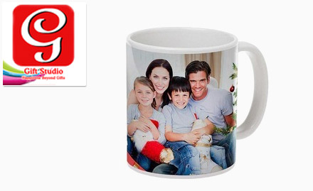 Gift Studio Bhyander West - Enjoy buy 1 get 1 free offer on customized photo mugs & 30% off on other gift items. Valentine's day special offer!