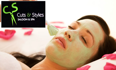 Cuts & Styles Saloon & Spa Thane West - 45% off on all salon & spa services. Choose from facial, bleach, waxing & more!