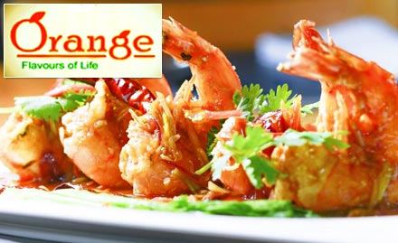 Orange Multi Cuisine Restaurant Lawspet - 20% off on food and alcoholic drinks. Enjoy North Indian, Chinese & Continental cuisine!