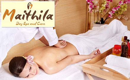 Maithila Day Spa Malviya Nagar - Rs 999 for a choice of body massage, body scrub & shower worth Rs 1500. Choose from Balinese, Swedish & Deep tissue massage!