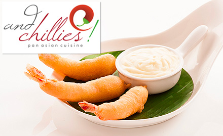 And Chillies Worli - 15% off on appetizers, soups, noodles, desserts & more. Valid at Mahim & Worli!