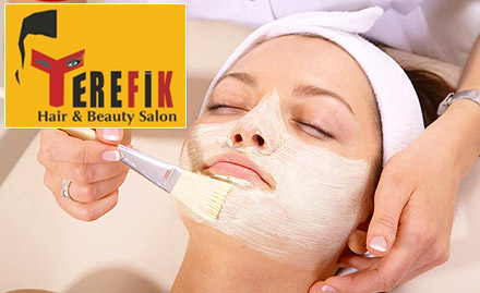 Terefik Hair And Beauty Salon Salt Lake - 35% off on a minimum billing of Rs 500. Get facial, manicure, pedicure, haircut, hair spa and more!