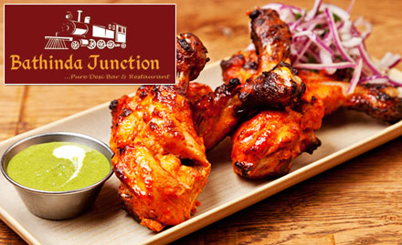 Bathinda Junction Koramangala - 20% off on food bill. Relish North Indian delicacies!