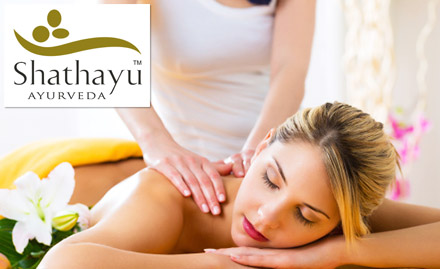 Shathayu Ayurveda Koramangala - 1419 for full body massage. Get head massage, back massage, foot massage and more!