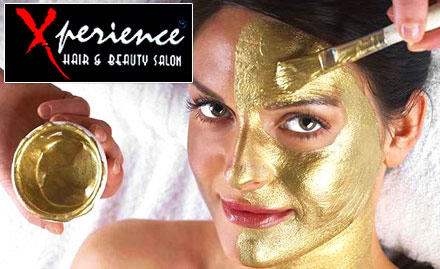 Xperience Hair And Beauty Salon Thane East - Rs 1299 for gold facial, hair spa, hair cut & face bleach worth Rs 3650. Valid across 3 outlets in Mumbai!