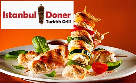 Istanbul Doner Indiranagar - 20% off on food and beverages. Enjoy chicken doner, lamb platter, Turkish pizza, lamb shish and more!