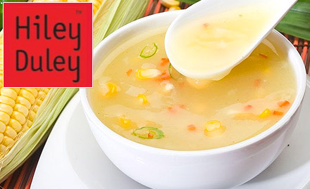 Hiley Duley Malad East - 25% off on food and beverages. Enjoy soups, starters, beverages and more!