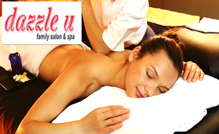 Dazzle U Family Salon & Spa Thiruvanmiyur - 30% off on Swedish massage, Thai massage, Deep tissue massage and more!