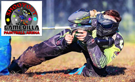 Shootout At Gamevilla Old Survey Road - Rs 209 for games and activities. Enjoy a game of paintball, cricket and pool!