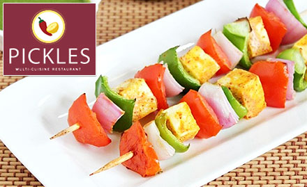 Pickles Multi Cuisine Mansarovar - 20% off!. Enjoy North Indian, South Indian, Chinese and Continental cuisine!