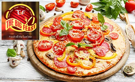 The Big Feast Kalkaji - Get a regular pizza free with any large or medium pizza!