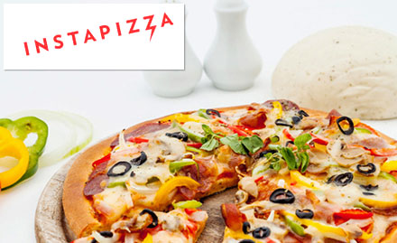 Instapizza Sector 50, Gurgaon - Get a garlic twist absolutely free with a medium pizza!