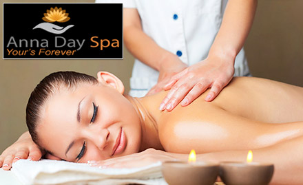 Anna Day Spa Saket - Rs 699 for full body massage & shower. Choose Swedish, Aroma, Deep tissue and more!