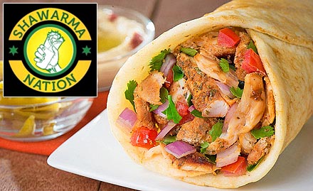 Shawarma Nation Ballygunge - Enjoy 15% off on Chicken Shawarma Wrap, Grilled Fish, Egg Submarine, Falafel Biryani and more!