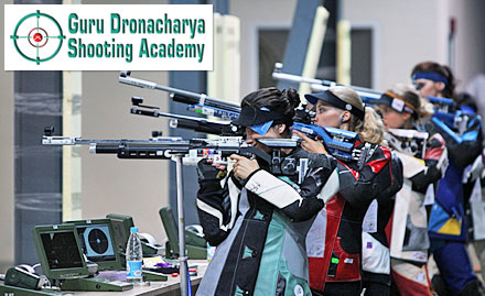 Guru Dronacharya Shooting Academy Sector 39, Gurgaon - Rs 1049 for 3 sessions of shooting!