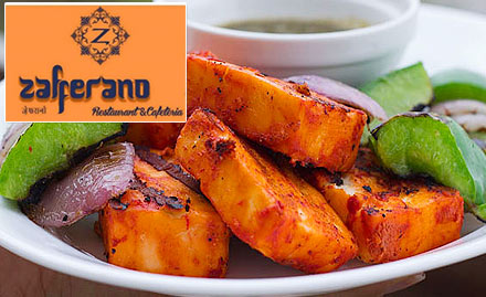 Zafferano Vijay Nagar - 25% off on food and beverages. Enjoy North Indian, Mughlai and Afghani cuisine!