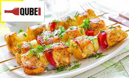 Qube - Hotel The Sojourn Salt Lake - 15% off on food bill. Relish starters, soups, salads, main course, desserts & more!