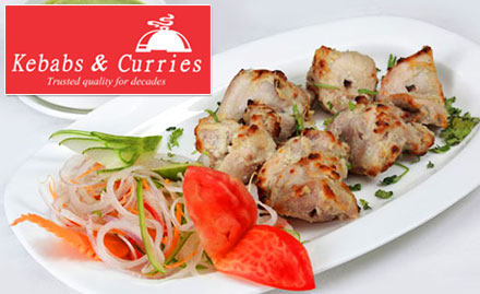 Kebabs & Curries Saket - 15% off on total bill. Valid at Greater Kailash & Saket!