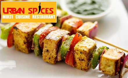 Urban Spices Sector 76, Noida - 20% off on total bill. Enjoy tandoori platter, fish amritsari, paneer tikka & more! 
