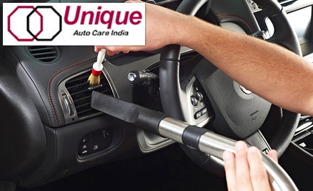 Unique Auto Care Doorstep Services - Car vacuuming services starting at just Rs 699. Doorstep services available across Delhi, Gurgaon & Noida!
