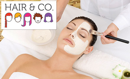Hair & Co. Salon Camp - Get haircut or shaving absolutely free with haircut. Also, International whitening facial at Rs 1019!