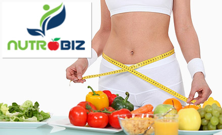 Nutrobiz Rajouri Garden - Complimentary diet counselling session for 1 week. Also get 50% off on Nutro60 package!