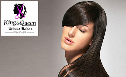 King & Queen Unisex Salon Nirman Nagar - 45% off on beauty, hair care and makeup services!
