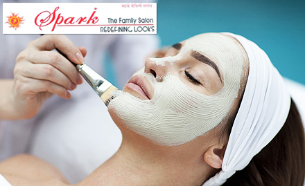 Spark The Family Salon Nerul West - 45% off on salon & spa services. Get facial, bleach, manicure, hair colour, body polishing & more!
