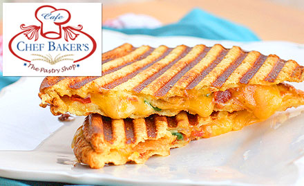 Chef Baker's Koramangala - 15% off on cakes, sandwiches, pasta & more!