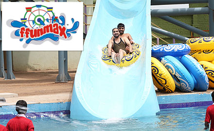 FFUNMAX Village Sikri, Faridabad - Entry to amusement park starting at just Rs 199. Enjoy water rides, ferris wheel, swings, water slides & more!
